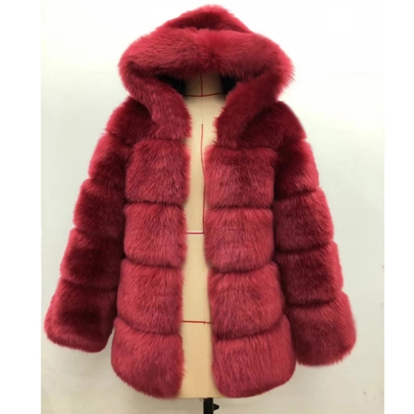 Faux Fur Coat - Picture 3 of 3